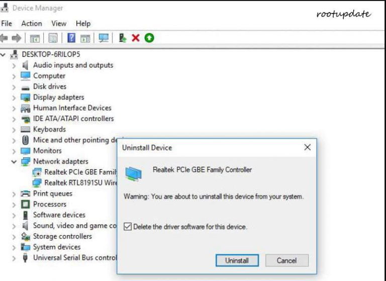 realtek network driver windows 10 keeps disconnecting wifi